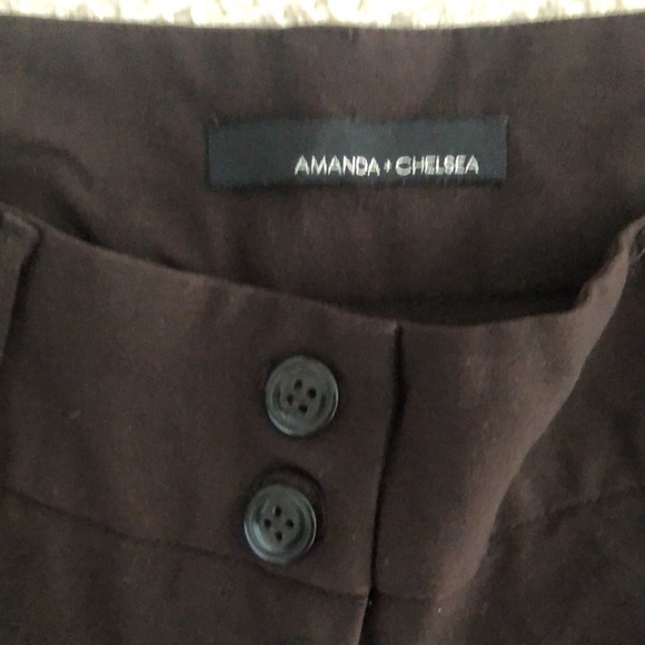 Chocolate Brown Women’s Slacks - Picture 2 of 3